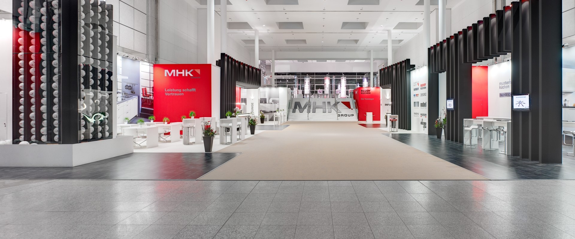 MHK exhibition stand at the IMM in Cologne