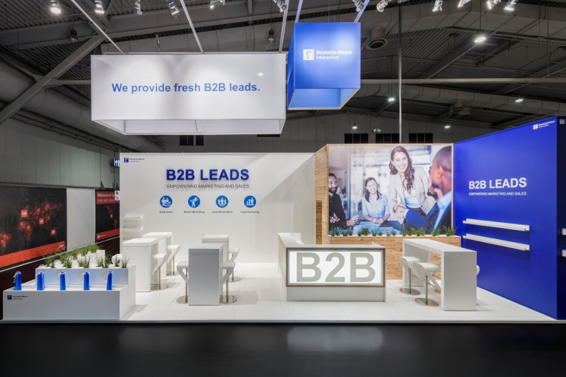 Hannovermesse, 40 m² Eckstand