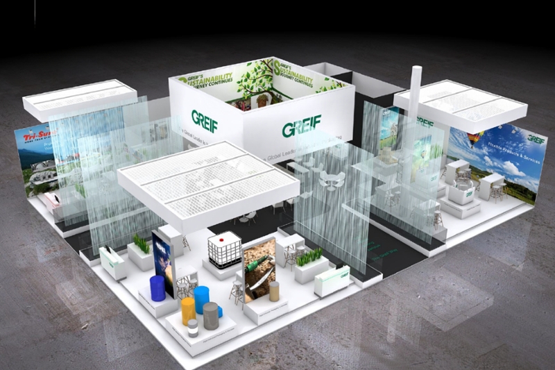 Messe Interpack in Düsseldorf, 360 m²