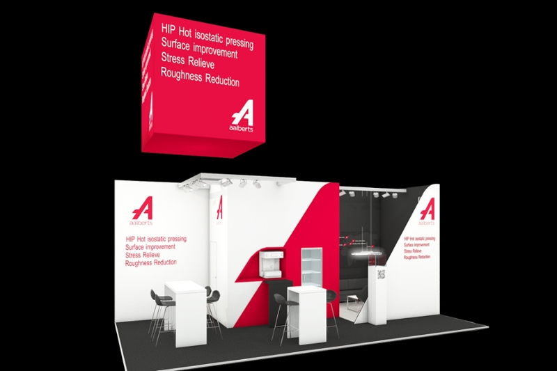 Messe Formnext in Frankfurt am Main, 32 m² Kopfstand