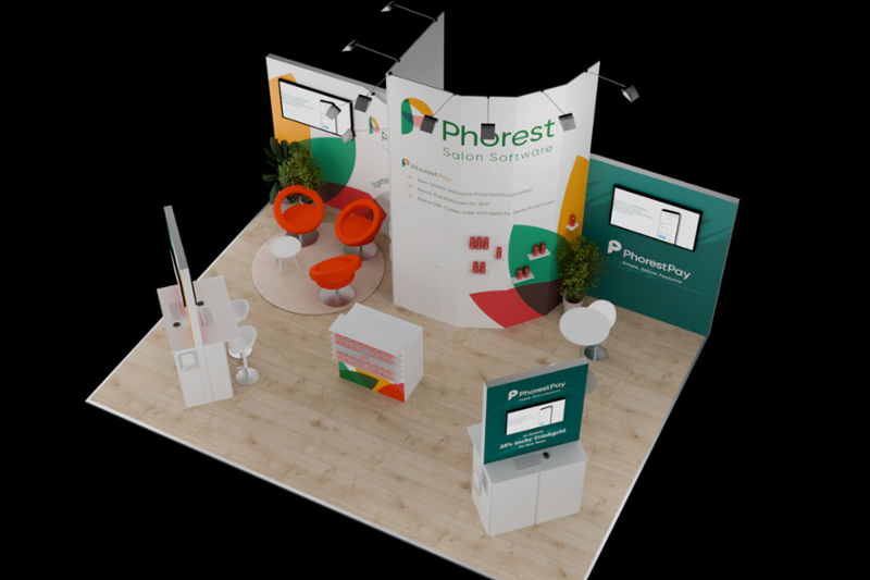 Messe Top Hair in Düsseldorf, 35 m²